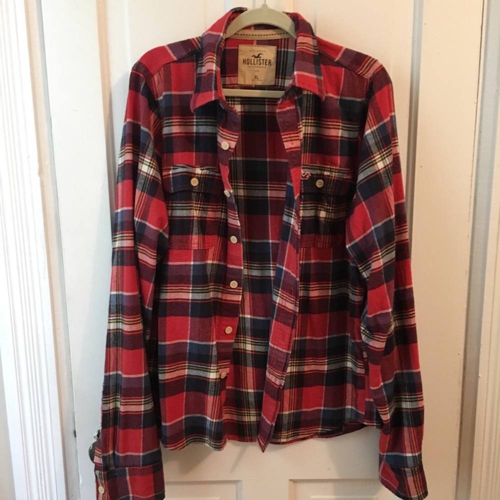 Hollister Flannel XL LIKE NEW 🍂